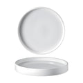 Ceramic Plant Saucer 8.5 Inch 2 Pack White, Fits Pot Base Under 8 Inch | Sturdy, Leak-Proof, Indoor Outdoor Planter