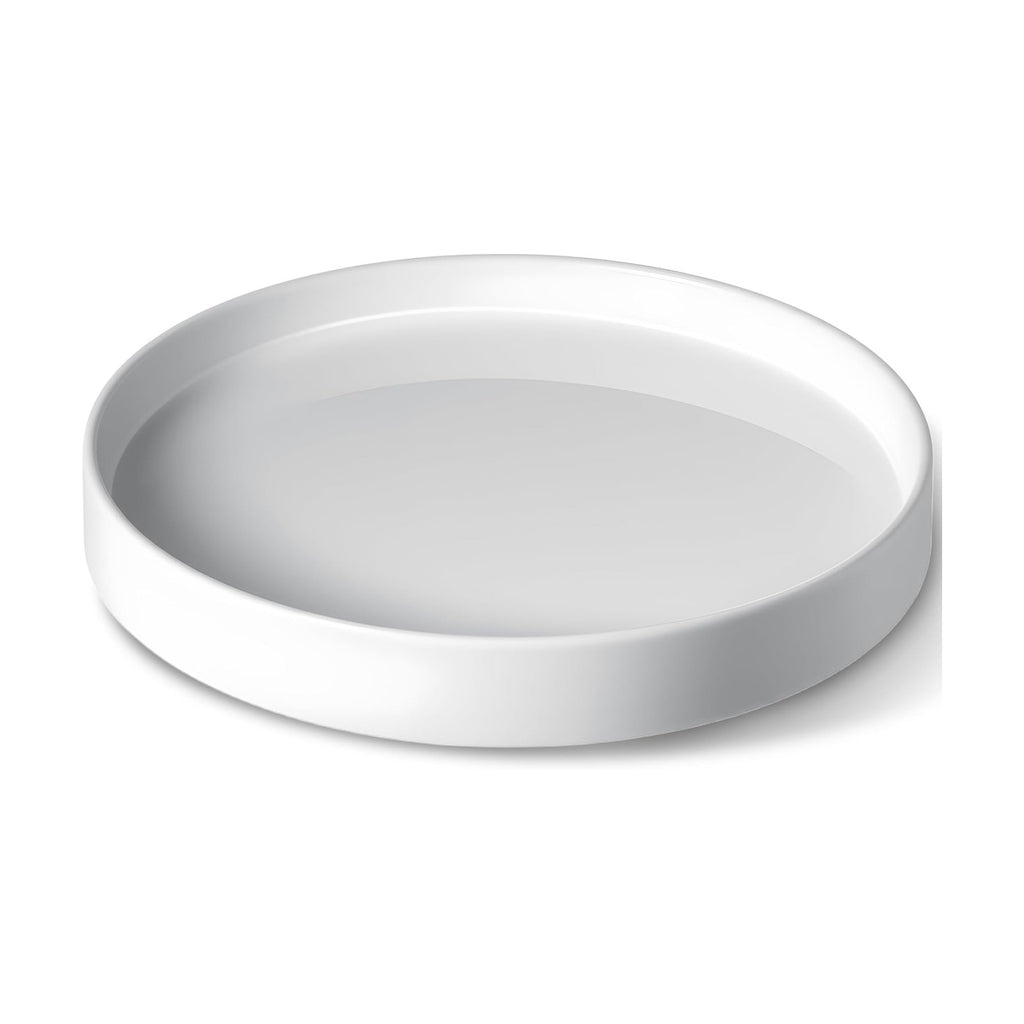 Ceramic Plant Saucer 12.5 Inch 1 Pack White, Fits Pot Base Under 12 Inch | Sturdy, Leak-Proof, Indoor Outdoor Planter