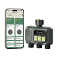 WiFi Water Timer Smart Irrigation Controller with Gateway | 984ft RF range, 8-month battery life, weather delay, OTA