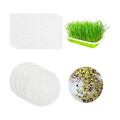 8 Pcs Silicone Seed Sprouting Mats, Seed Sprouting Mesh, Hydroponic Growing Mats for Microgreens Growing Kit (2 Size)