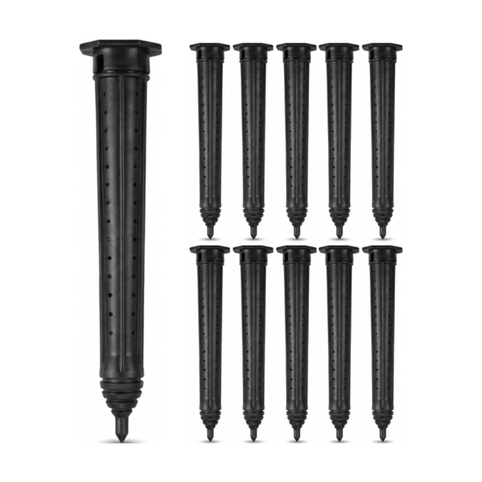 12 Pack Tree Watering Stake Large UV Protected ABS Plastic Deep Root Irrigation Spike for Garden Shrubs Bushes Shrubs