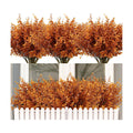 RECUTMS 12Pcs 13.8" Artificial Fall Plants Faux Outdoor Plants Fake Bushes