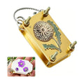 Mini Flower Press, Miniature Flowers Press Kit, Metal Pocket Flower Pressing, with Secure Straps for Hikes, DIY Crafts Gift for Plant Lovers