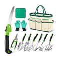Garden Tool Set Gardening Tools - Heavy Duty Aluminum Tool Kit with Non-Slip Handle, Gardening Gloves and Tool Bag for
