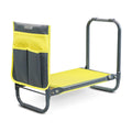 Garden Kneeler and Seat Heavy Duty, Foldable Gardening Stool Bench | With Widened Thick Soft Kneeling Pad and Tool