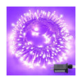 JMEXSUSS 99Ft Purple Halloween Lights, 300 LED Purple Christmas Lights