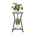 YINMIT Plant Stand Indoor, Wood Tall Plant Stand, 2 Tier Plant Shelf Holder | 21.8 In Corner Plant Stand, Flower Stand