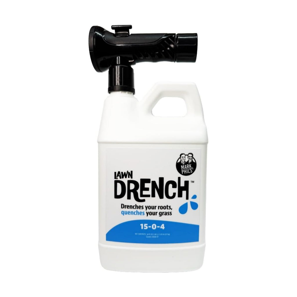 Lawn Drench by Mark and Phil’s, Liquid Lawn Fertilizer, Deep Root Soil Treatment for Lawn Health and Recovery, 15-0-4