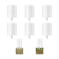 6 Pack Adjustable Moss Pole Watering Dripper,Self Watering Planter Insert with Flow Control, Automatic Watering Planter