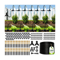 240FT Drip Irrigation System with Adjustable Nozzles | 1/4-Inch Tubing, Flexible Garden Layouts, Adjustable Spray and
