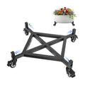 17-29 Inch Adjustable Plant Caddy with Wheels Heavy Duty Rolling Dolly | 530 lbs Load, Reinforced Structure, Tall