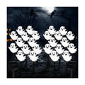 20 Pack Solar Halloween Ghost Pathway Lights, 3D Solar Lights