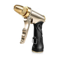 ARXIVE Brass Heavy Duty High Pressure Garden Hose Nozzle | Rustproof solid metal body, Leakproof seal, Non-slip grip, 4