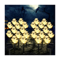 20 Pack Solar Halloween Ghost Pathway Lights, 3D Solar Lights