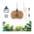 Grow Lights for Indoor Plants, Boho Plants Light, with 24H Timer and 15FT Power Cord, 30W Pendant Plant Lights for