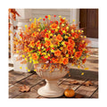 INQCMY Fall Artificial Flowers for Outdoors Planter Fake Plants 12 Bundles