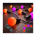 26FT Halloween Globe Mini String Lights, 50 LED Orange Purple Spooky Lights