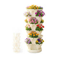 Roixeeds Vertical Planter Tower - 6 Tier Stackable Garden Planters for Strawberries, Herbs, Flowers, Vegetables, Indoor