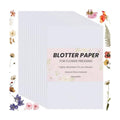CRASPIRE 50 Sheets Flower Blotting Paper Flower Press 11.7x8.4in Blotter Papers Large Highly Absorbent Reusable Refill Drying Absorbing Large Sheet for Flowers Pressing Making Herbarium DIY Craft