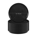 15 Pack Black Plastic Plant Saucers, 15.74 Inch Round Flower Pot Trays, Heavy Duty Plant Drip Trays for Flower Pots