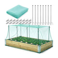 Metal Garden Netting Kit, 16.4 x 9.84 ft,Green