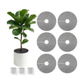 6 Pack 11.8" Cuttable Plant Pot Grids with 18 Stakes, Soil Cover & Cat & Animal Digging Stopper for Indoor Outdoor Garden Plants
