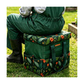 30L Collapsible Garden Seat & Storage Box, Heavy Duty Floral Organizer Bag with 10 Side Pockets, Portable Foldable
