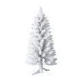 4ft Artificial Christmas Tree, Mini Xmas Pine Tree with 4-Leg Stable Plastic Base, Small Tabletop Christmas Tree for Home Office Holiday Party Indoor Decoration