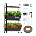 Growell Hydroponics Growing System Kit, 54 Pods Vertical Indoor Herb Garden with Smart LED Grow Light, Auto Circulating