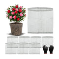 8 Pcs Gopher Baskets, 15 Gallon Root Guard Gopher Proof Stainless Wire Steel Baskets, Metal Fruit Protection Bags