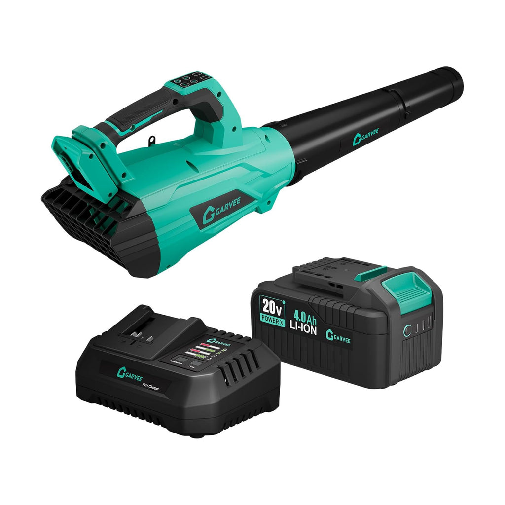 Garvee Leaf Blower Cordless - 750CFM 250MPH Electric Leaf Blower Battery Powered, 20V Blower Wet Leaf & 3-Speed with