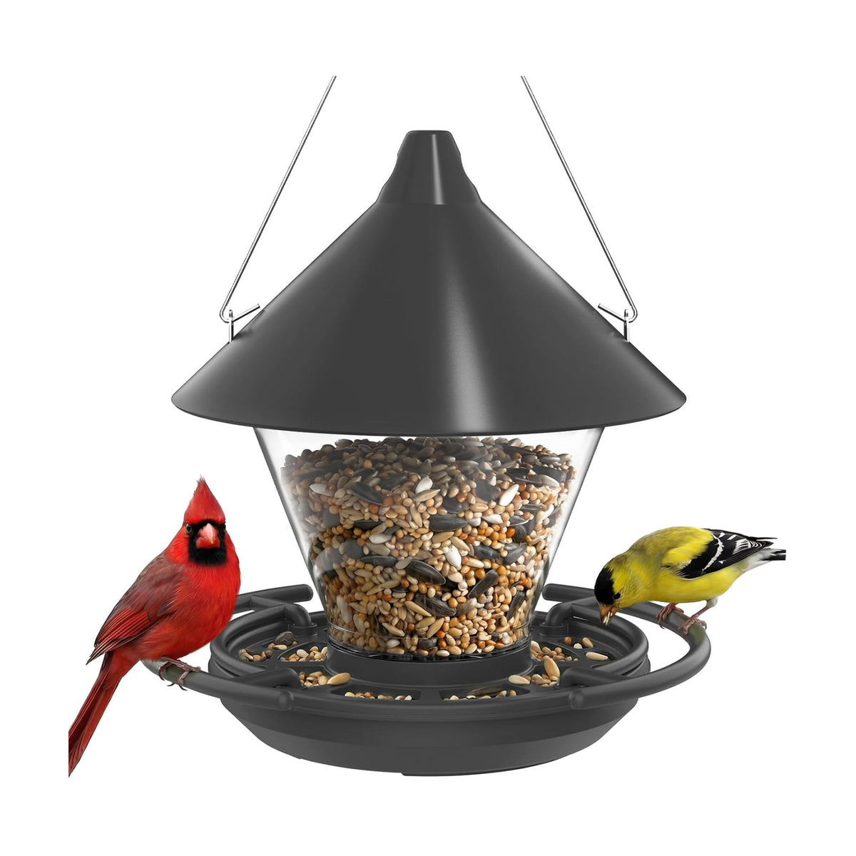 Kingsyard Wild Bird Feeder for Outdoors Hanging