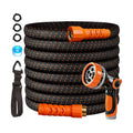 50FT Flexible Garden Hose & 10Modes Nozzle,Lightweight Water Hose,Kink-Free,All-Weather Heavy Duty Hose for RV,Boat,Car