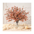 30 Pcs Baby Breath Flowers Artificial Bulk, Fake Fall Flowers, Beige Brown