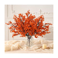 30 Pcs Baby Breath Flowers Artificial Bulk, Fake Fall Flowers, Orange
