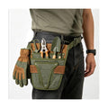 Gardening Tool Pouch for Waist, Hands-Free Canvas Tool Belt with 6 Pockets – Adjustable Waist Apron for Gardening Tools