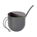 Gray Watering Can 50oz Stainless Steel for Indoor Plants | Comfortable ergonomic handle with leak-resistant design