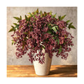 43 Inch Artificial Nandina Berry Stems, Extra-Long Size Realistic