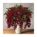 43 Inch Artificial Nandina Berry Stems for Christmas Realistic Floral Picks