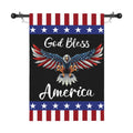 God Bless America Patriotic Garden Flag 28 x 40 Inch 4th of July Eagle Large Garden Flags America Flag Double Sided Independence Day Memorial Day Yard Flags for Holiday Outside Decor