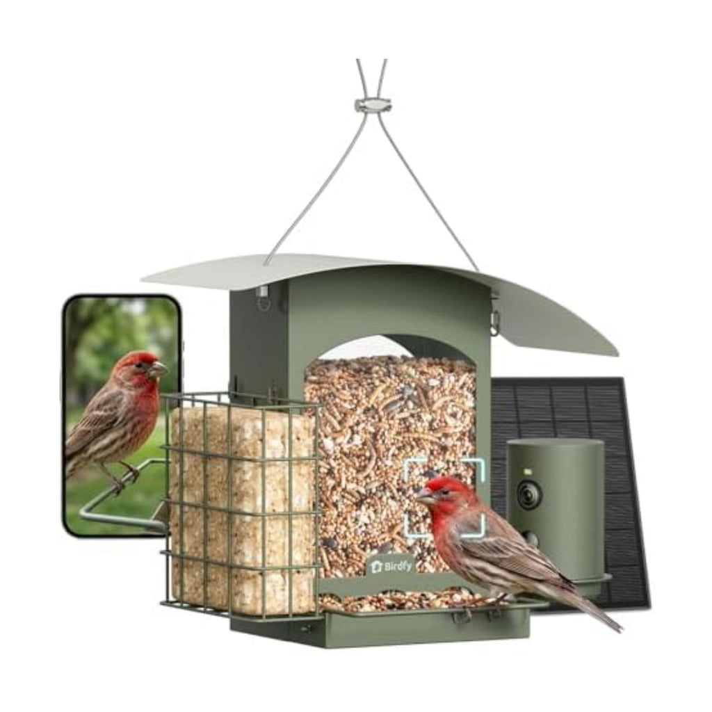 Birdfy Smart Bird Feeder with Camera, Solar Powered, Gift for Bird Lovers