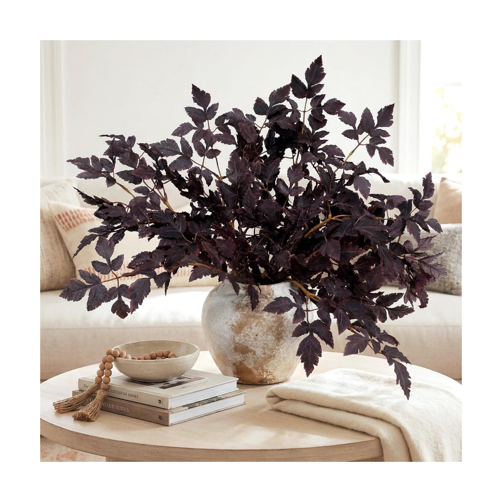 ZIFTY 6Pcs Artificial Fall Stems Eucalyptus Autumn Thanksgiving Decor