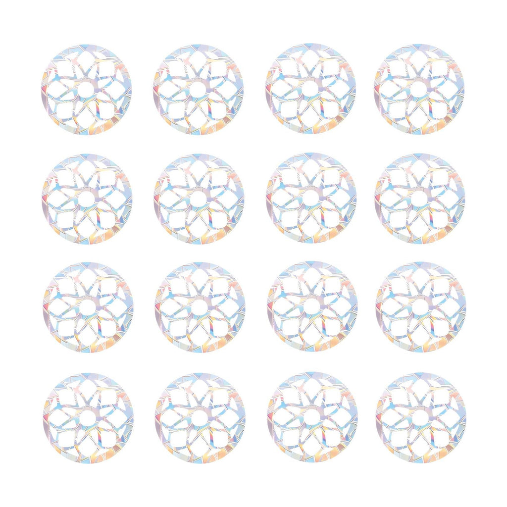 36 PCS Mandala Bird Window Strike Prevention Decals, Anti-Collision Window Stickers, Window Clings for Birds, Bird Decals to Prevent Birds from Hitting Windows, Glass Door Bird Safety Stickers ﻿