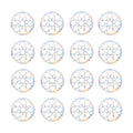36 PCS Mandala Bird Window Strike Prevention Decals, Anti-Collision Window Stickers, Window Clings for Birds, Bird Decals to Prevent Birds from Hitting Windows, Glass Door Bird Safety Stickers ﻿