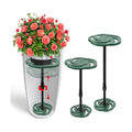 2 Pack Plant Risers for Inside Pots, 17.5-32" Rise Plastic Planter Inserts