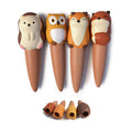 Terracotta Watering Spikes, Self Watering Globes Cute Animal Design Plant Waterers, Automatic Irrigation Stakes for