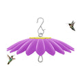 10.5 inch Rain Guard for Bird Feeder,Hummingbird Feeder Shade Dome Cover,Umbrella Cover for Bird House for Outdoor,Squirrel Baffle(Purple)
