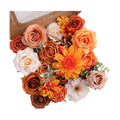 Floweroyal Artificial Flowers Fake Rose Flowers Dahlia with Stems for DIY Wedding Bridal Bouquets, Baby Shower, Floral Arrangement, Table Centerpieces, Home Decorations