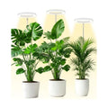 yadoker Plant Grow Light,LED Growing Light Full Spectrum for Indoor Plants,Aluminum Black Plant Lights,Height Adjustable, Automatic Timer, 5V Low Safe Voltage