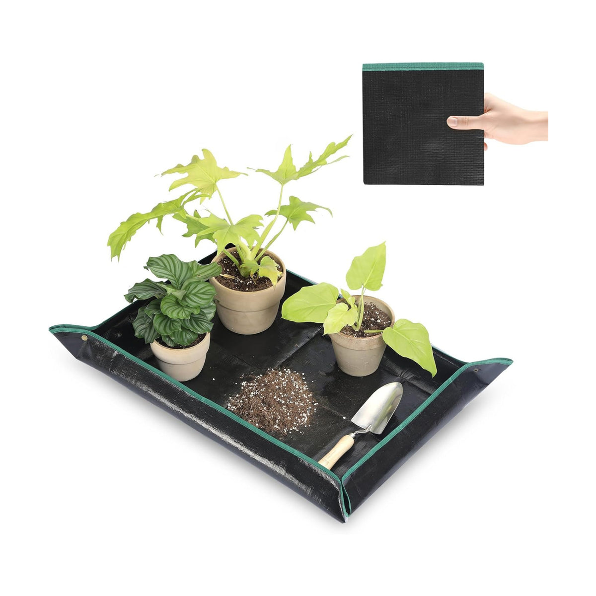 Waterproof Repotting Mat Super Thick for Potting Soil & Mix 39.5"x29.5"